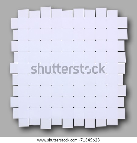 Wicker white paper background