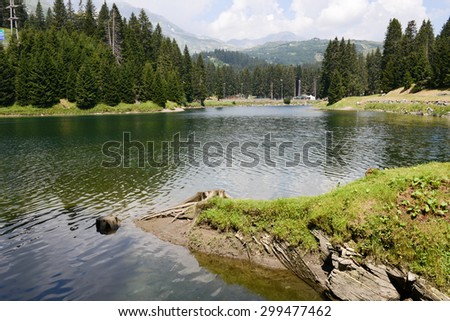 Lake San Bernardino on Mesolcina valley, Switzerland