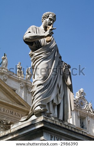 St Peters Statue