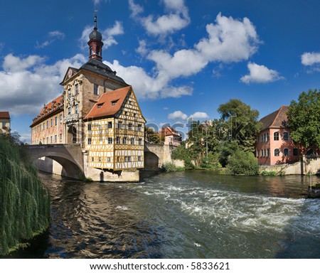 stock photo Altes Rathaus Old Town Hall Bamberg Germany