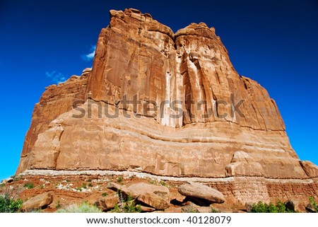 Red rocks of Utah. Arches Canyon. USA