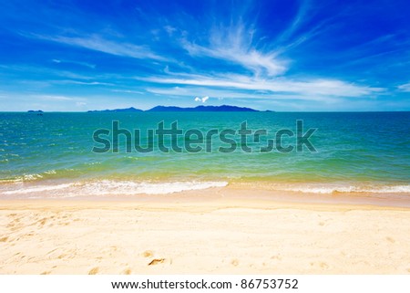 Beach View Background