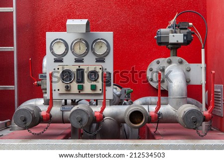 Control Panel with Pressure guage and Industry Valve