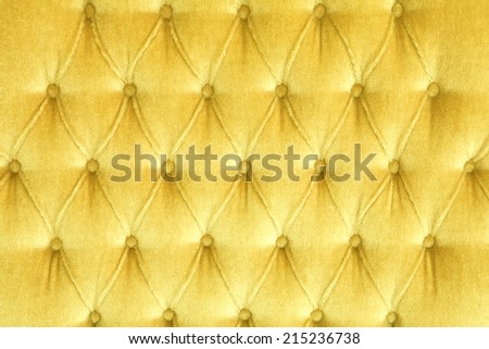 Gold Velvet and Luxury leather texture from sofa