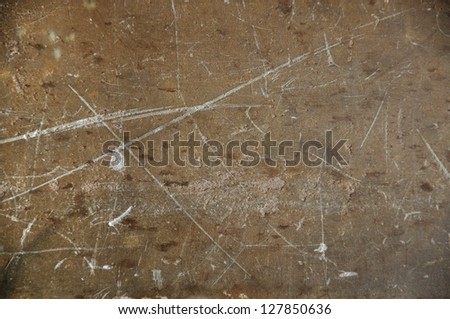 Texture of grunge and scratch plastic box