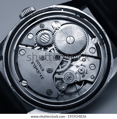 vintage watch machinery macro detail monochrome image
