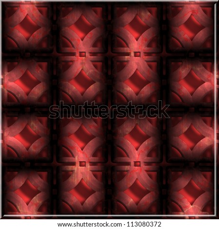 Ornate seamless texture in a square tiles