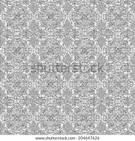 Seamless patterned frame in the form of square tiles