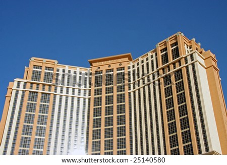 Las Vegas, NV - SEPT 01: And exterior shot of the Palazzo Grand hotel.  The Palazzo hotel opened in the Summer of 2008.  Sept. 01, 2008 in Las Vegas, NV.