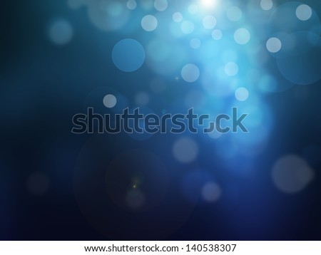 Blue Abstract Light Background