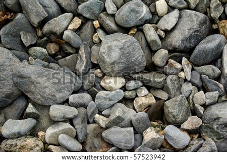 Small and big stones