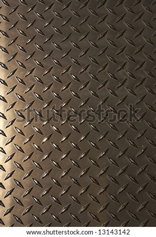 a close up of diamond plate steel plate