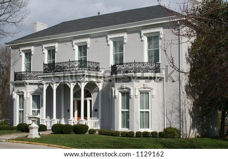 White victorian house