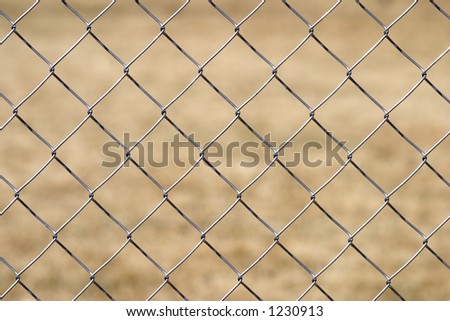 Chain link fence for background