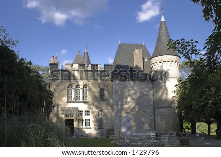 Chateau that I lived in for a week near Le Bugue, France.  Life is hard, isn\'t it?