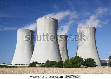 cooling towers of nuclear power station
