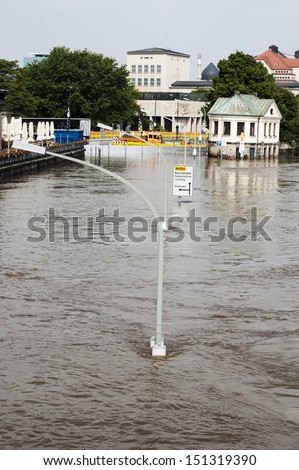 Flood in Germany, Dresden city, 2013 June