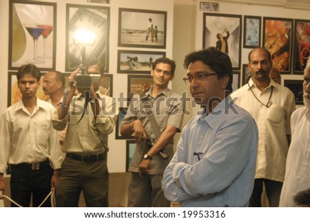 MUMBAI - JUNE 5: Raj Thackeray, the founder of Maharashtra Navnirman Sena, a political party that operates in the state of Maharashtra in India holds a press conference on June 5, 2005 in Mumbai.