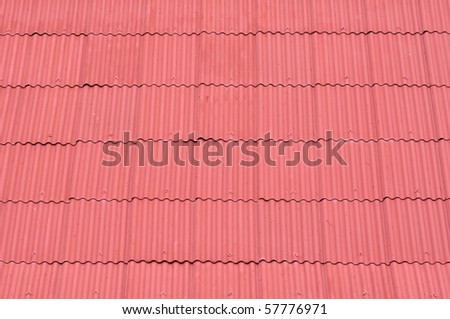 Texture of red roof zinc