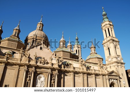 Basilica-Cathedral of Our Lady of the Pillar in Zaragoza is supposed to be the first dedicated to Holy Mary.