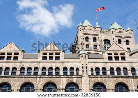 Windsor Station was built in Montreal between 1887 and 1889 by New York architect Bruce Price. It\'s no longer used as a railway station since 1981.