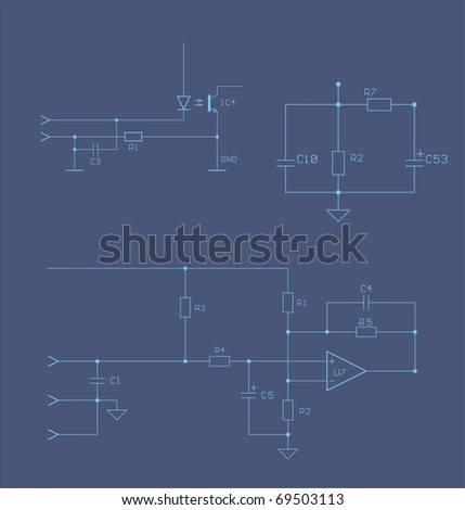 Capacitors In Circuits. integrated circuits