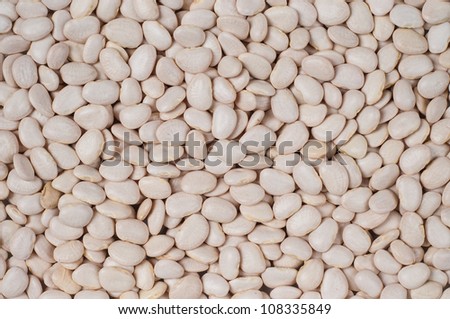 Close up of lima-beans