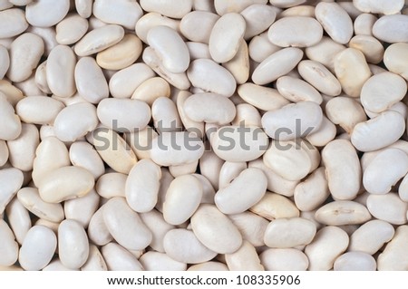 Close up of jumbo-white-beans