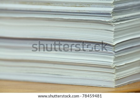 Recycle Paper Stack