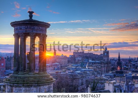 Scotland Edinburgh Calton Hill