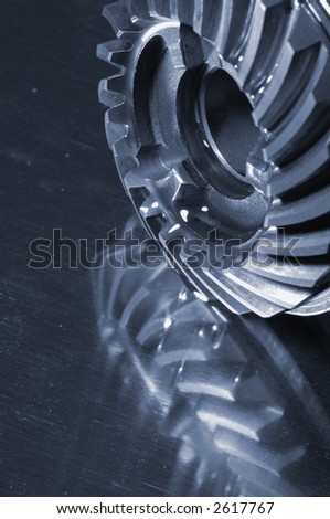 new type of gears, gearbox, with oil mirrored in titanium