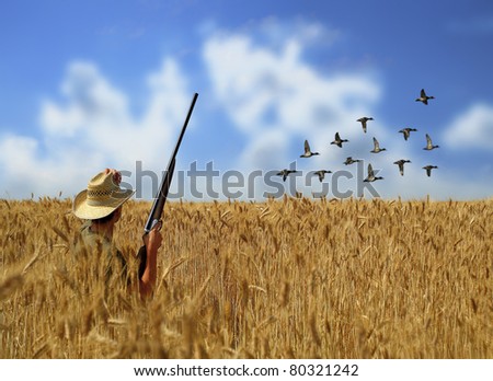 Hunting ducks