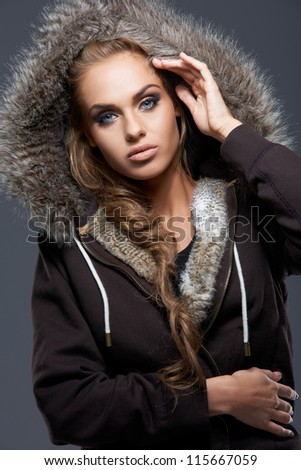 Young Man Wearing A Hooded Sweatshirt | Male Models Picture