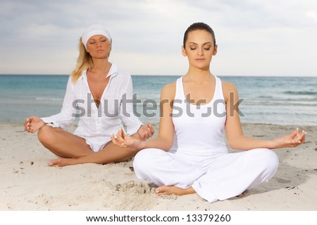 beautiful women yoga