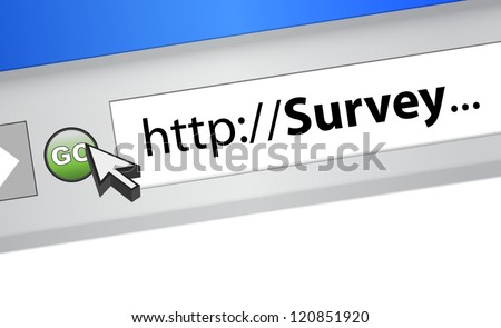 online survey illustration graphic design browser background
