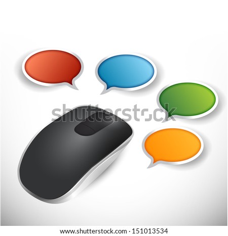 communication guide illustration design over a white background