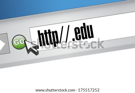 edu domain illustration design graphic on a website