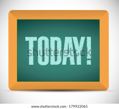 today message illustration design over a white background