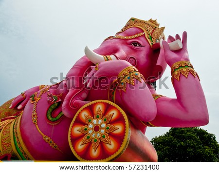 The Ganesha is avatar for believe hindu people