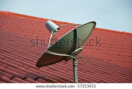 The Satellite on the red roof