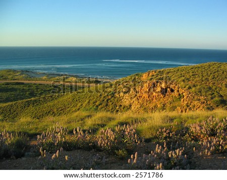 An isolated and rugged section of Australian coastline.