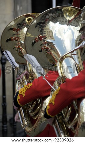 UK - JUNE 02: Military band celebrate the Queen\'s coronation on June 02,2011. in York