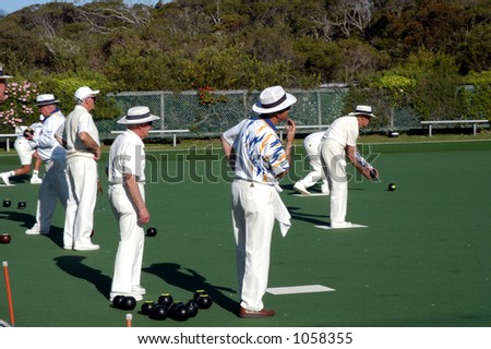 Australian Gentlemen Lawn Bowling