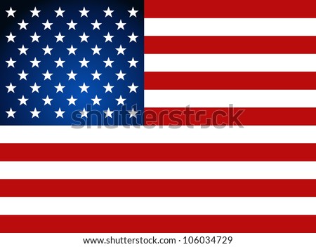 American Flag for Independence Day Vector illustration. American Flag for Independence Day Vector illustration.
