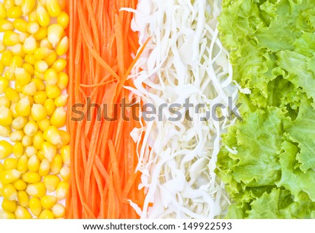 Fresh vegetables salad. Vegetables background.
