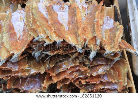 Dry fish, dried fish is dry foodstuff.