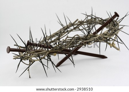 crown of thorns clipart. stock photo : crown of thorns