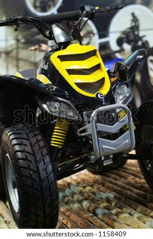 Four wheel off-road motorbike