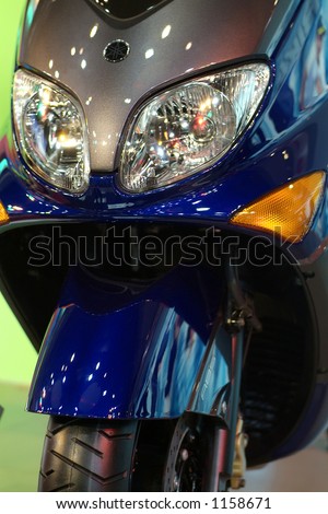 Detail of light motorcycle