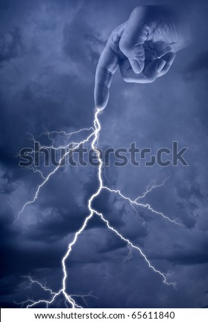 Bold of Lightening from the hand of God